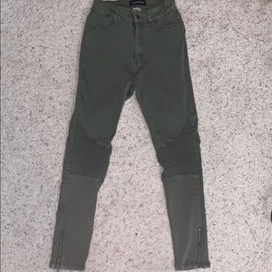 Olive green pants